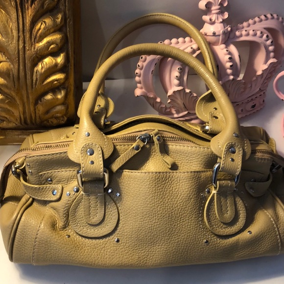 Handbags - Beige nude leather bag